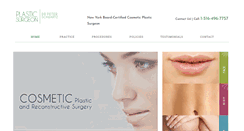 Desktop Screenshot of cosmeticplasticsurgeryli.com