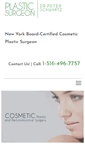 Mobile Screenshot of cosmeticplasticsurgeryli.com