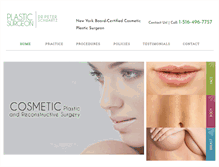 Tablet Screenshot of cosmeticplasticsurgeryli.com